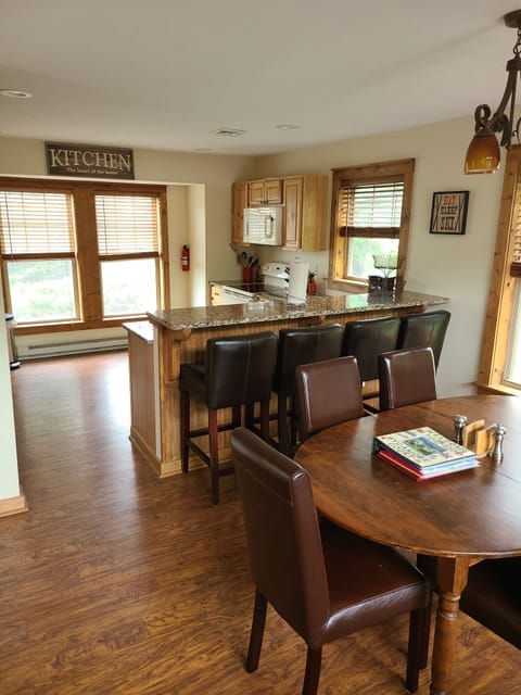 dining and kitchen