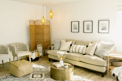 Our inviting living area welcomes you to sit back, relax and enjoy a unique stay