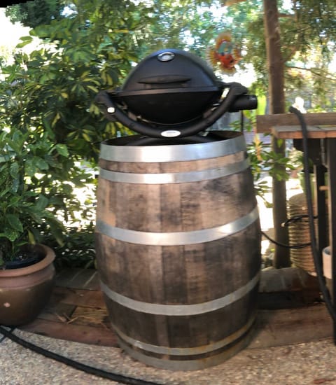 Your personal Weber gas powered instant on BBQ is just out your door!