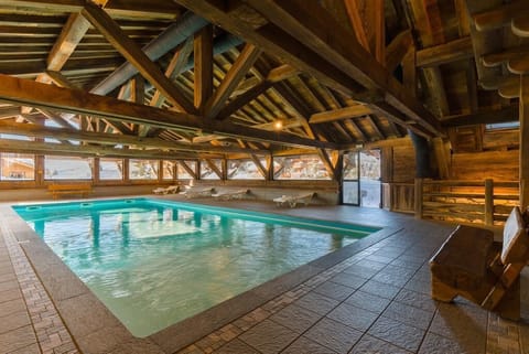 Indoor pool, a heated pool