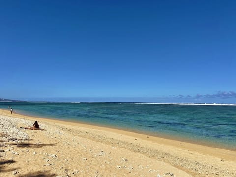 On the beach