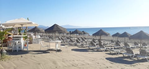 Beach nearby, beach towels