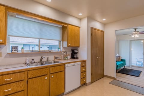 Fully stocked kitchen