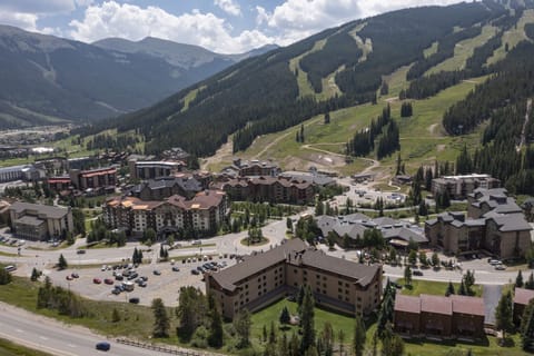 Aerial view of the complex.