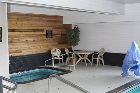 Indoor pool, a heated pool