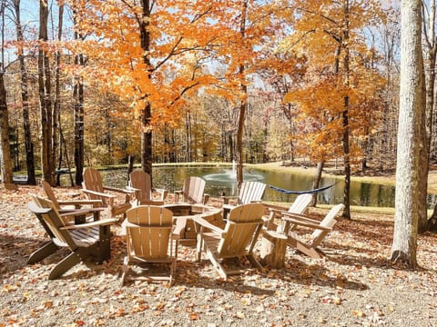 This isn’t just a backyard—it’s your own private park, made for slow mornings, late-night fires, and everything in between. Fish, swim, and more!