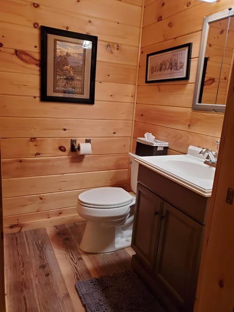 Bathtub, jetted tub, hair dryer, towels