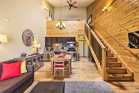 Granby Vacation Rental Condo | 1BA | 630 Sq Ft | Stairs to Access