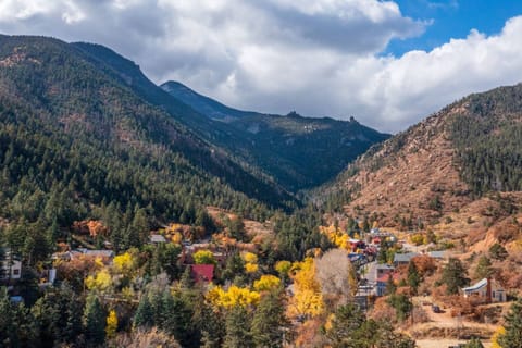Aerial view of Mount Manitou and Canyon Area