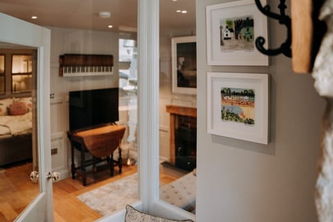 Local art in the entrance hall