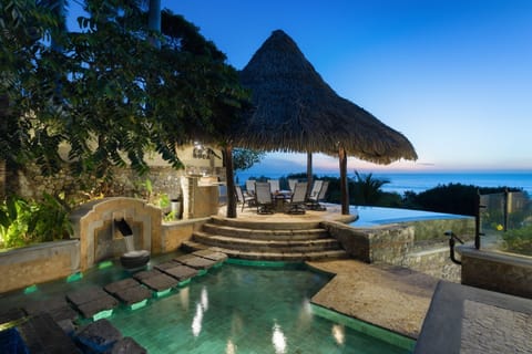 Indoor pool, an infinity pool