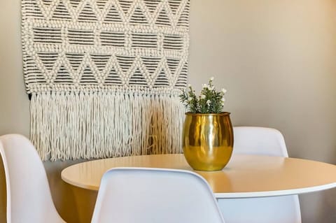 Fun detail shot of the dining table. Can you tell we worked with a local interior designer?