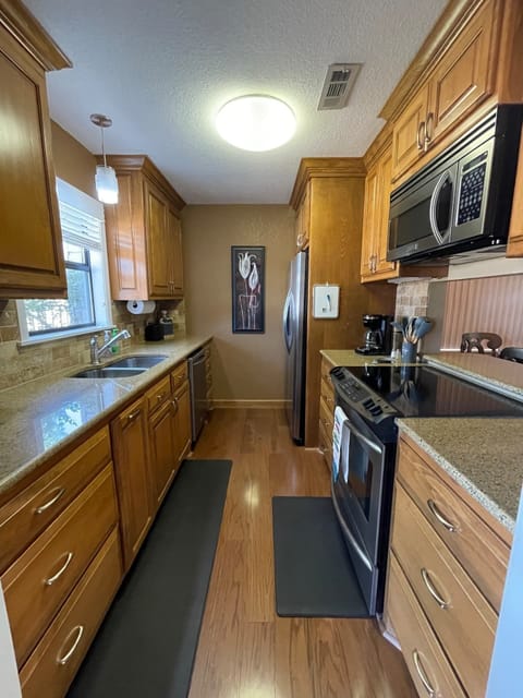 Great kitchen! Full stocked with all your needs.