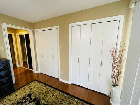 Extra closet in hall to master bedroom