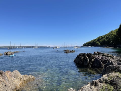 Beach nearby, sun loungers