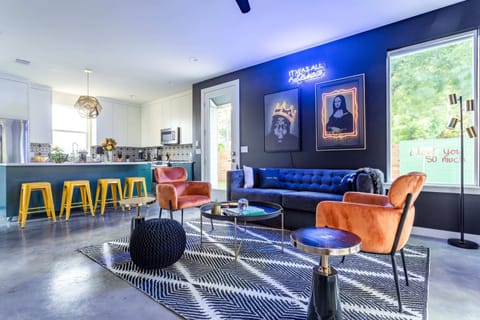 Full View of The Living Room and Kitchen