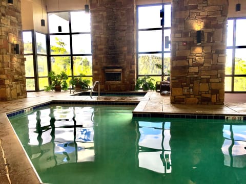 Indoor pool, a heated pool