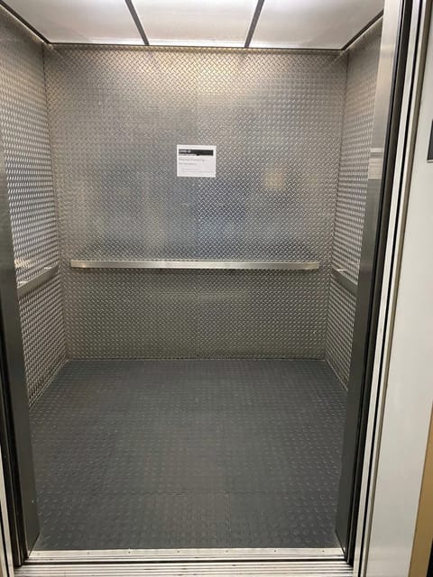 We have wide freight sized elevators to each floor.
