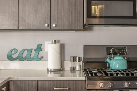 Fully stocked with everything you need to cook