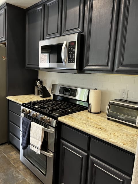 New stainless steel appliances