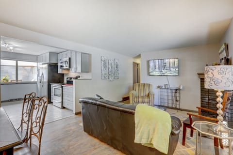 Living room view from front door