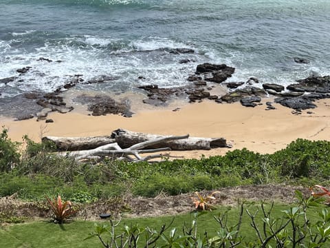 Beach nearby, sun loungers, beach towels