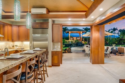 Outdoor view from the kitchen