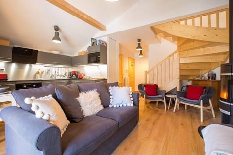 Comfy seating in front of the fire