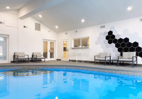 Indoor pool, a heated pool
