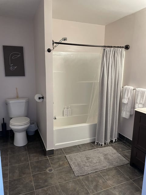 Combined shower/tub