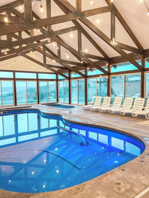 Indoor pool, a heated pool