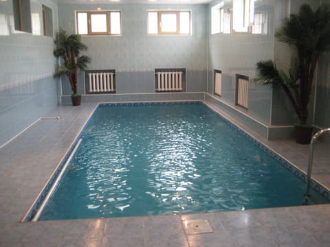 Indoor pool, a heated pool