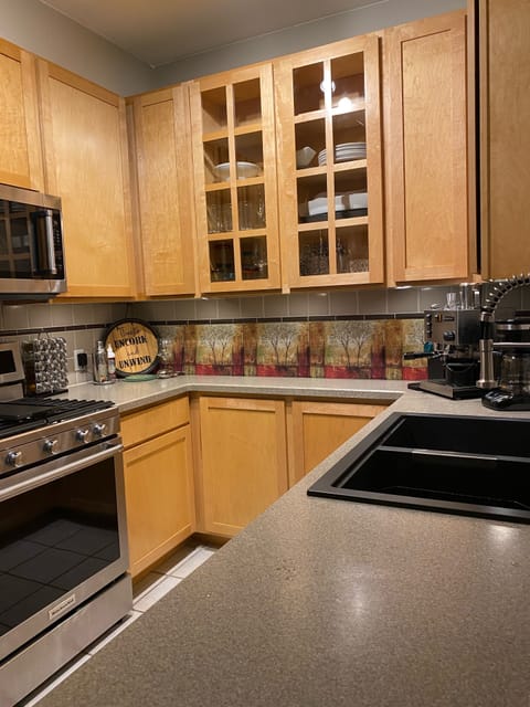 Chefs kitchen comes w/ cooking essentials (herbs, oils, rice cooker…)