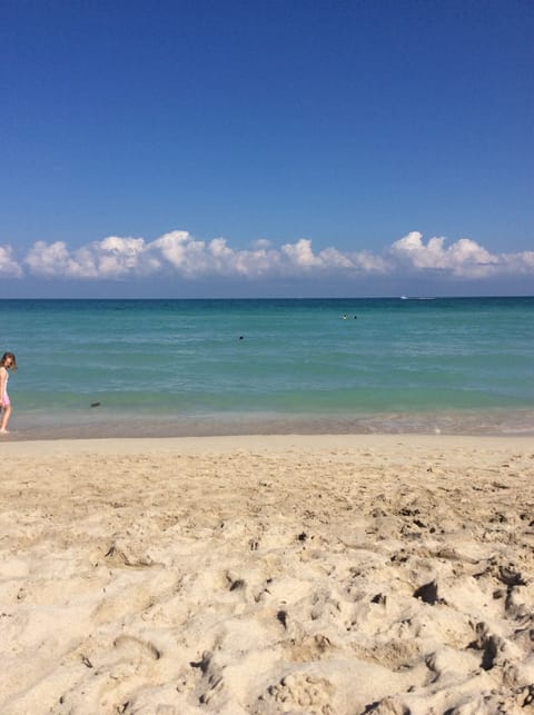 On the beach