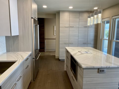 Kitchen with large pantry