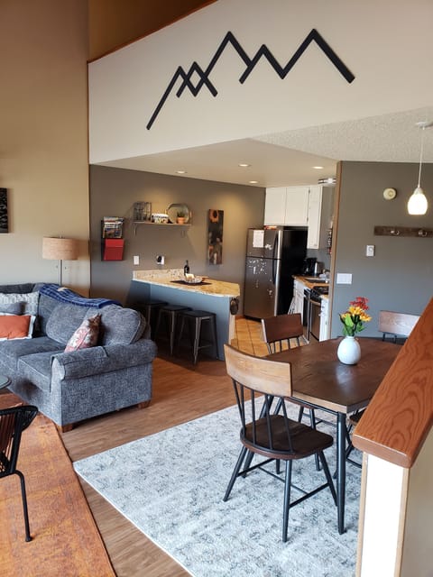 Open concept living area