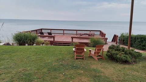 Deck overlooking the Lake