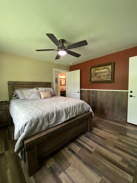 Bedroom: All beds in the Lodge have luxury mattresses with added foam toppers.