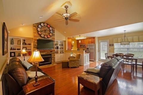 Spacious and open floor plan with a lot of natural light available.