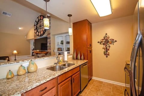 Open floor plan so that the cook can still feel apart of any gathering.
