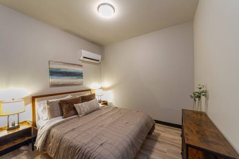 2 bedrooms, memory foam beds, travel crib, WiFi