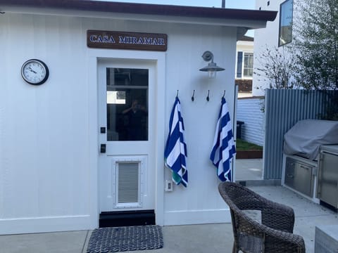 Back Patio door to garage