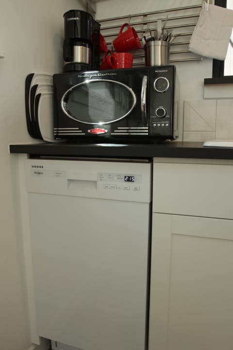 Microwave and dishwasher
