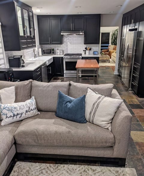 Kitchen open to family room