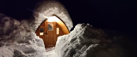 Sauna en hiver