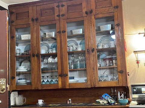 Original glass Kitchen cabinets 