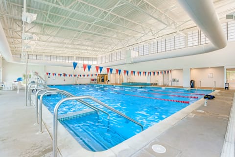 Indoor pool, a heated pool