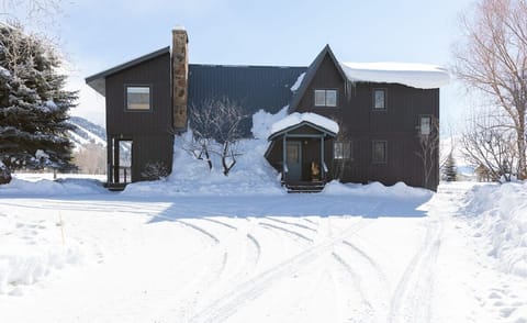 Cedar Creek Chalet is located on a one acre in beautiful Star Valley Ranch Wyoming.