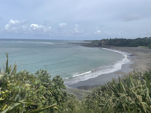 Beach nearby, sun loungers