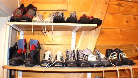 Collection of cross-country ski boots for your use!
